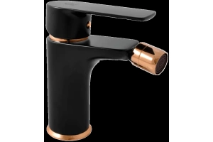 Смеситель для биде Rav Slezak Vltava черный матовый - золото