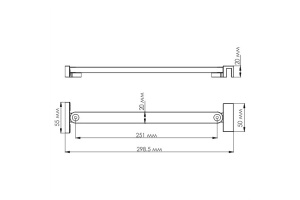 D162 Фиксатор для стеклянной шторки Berkel 48P01-80 / Leine 35P01-80 - 2