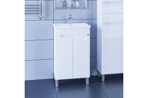 Тумба с раковиной напольная Санта Лондон 50 белый