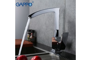 Смеситель для кухни с гайкой хром G4007 - 2