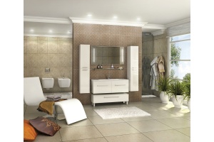 Комплект мебели Aquaton Мадрид 120 белый - 2