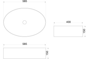 Раковина SantiLine SL-1074 - 2