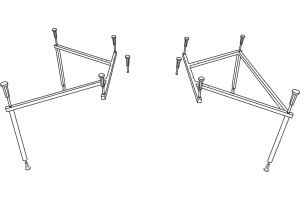 Каркас для ванны Excellent MR-09