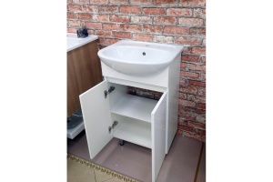 Тумба с раковиной Misty Элегия 45 белая - 2