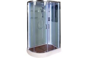 Душевая кабина DETO A102RLEDKN с средним поддоном - 2