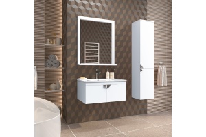 Шкаф-пенал Misty Сахара 30 L, белый - 2