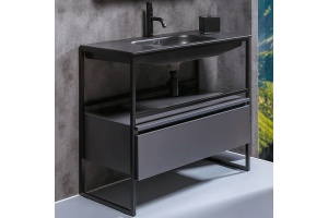 Тумба Armadi Art Loft 100 подвесная черный - 2