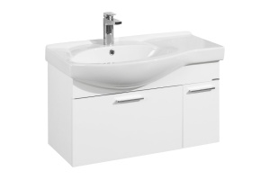 Тумба с раковиной Aquaton Инди 80 белый