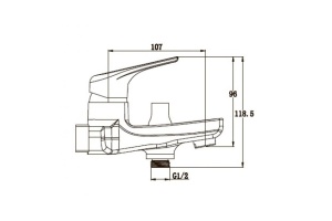 Смеситель Kaiser Clever 76022 для ванны с душем - 2