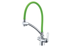 Смеситель Lemark Comfort LM3070C-Green для кухонной мойки