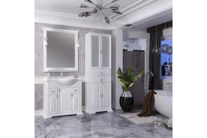 Комплект мебели Opadiris Риспекто 85 белый матовый