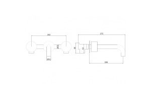 Смеситель для раковины Abber Wasser Kreis черный матовый - 3