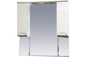 Зеркало Misty Жасмин 105 с подсветкой, белая эмаль