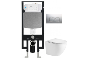 Комплект Weltwasser AMBERG 497 + MERZBACH 004 MT-WT + AMBERG RD-CR (10000006648)