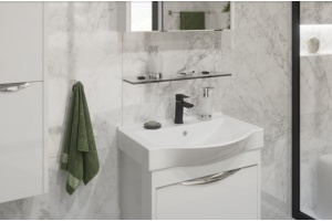 Полка STWORKI Glass Shelf 60 полкодержатели черные - 2