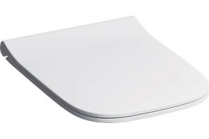 500.239.01.1 Geberit Smyle Square Сиденье для унитаза антибактериальное, высота 45 мм