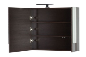 Зеркало-шкаф Aquanet Нота 100 камерино венге - 2