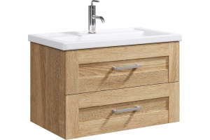 Тумба с раковиной Aqwella Foster 80 подвесная