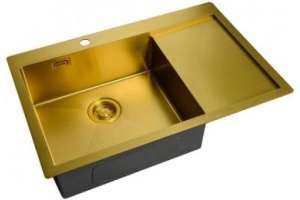 Мойка кухонная Zorg Light ZL R 780510-L BRONZE