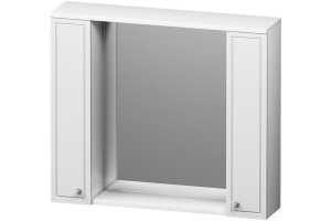 Зеркало со шкафом Damixa RedBlu Palace One 85 с подсветкой, белый