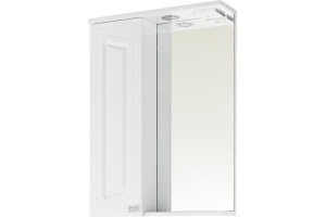 Зеркало-шкаф Vod-Ok Адам 55 L, белый