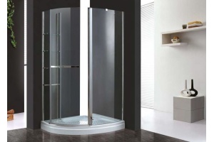 Душевой уголок Cezares ELENA 119x87.6 см (ELENA-W-RH-1-120/90-C-Cr-R) - 2