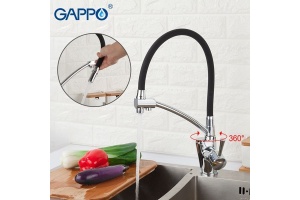 Смеситель для кухни с подключением фильтра питьевой воды хром G4398-11