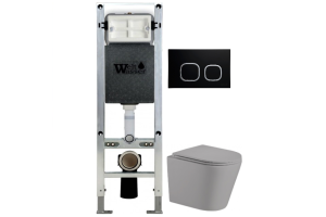 Комплект Weltwasser AMBERG 350 ST + SALZBACH 004 MT-GR + AMBERG RD-BL (10000006583)