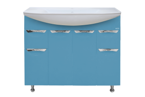 Орхидея- 105 Тумба 2 ящ. голубая эмаль