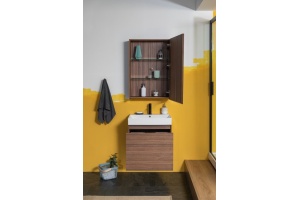 Зеркало-шкаф Aquanet Йорк 60 орех - 3