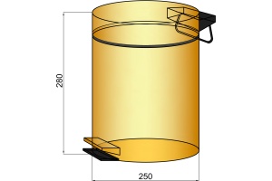 Мусорное ведро Boheme Medici 10630 - 2