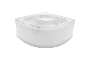 Ванна акриловая полукруглая River Wemor 110/110/55 C (10000005551) - 2