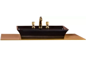 Столешница под раковину Armadi Art NeoArt 110 золото