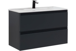 Тумба под раковину Allen Brau Eclipse 100 черный матовый