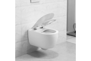 Унитаз подвесной Art&Max Bologna AM211CHR безободковый - 3