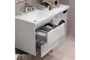 Комплект мебели Opadiris Фреш 56 под стиральную машину белый - 3