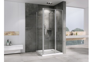 Душевой уголок ABBER Sonnenstrand 110х90 профиль хром (AG04110S-S90) - 2