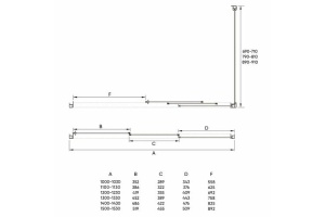 Душевой уголок Veconi Rovigo 150х80, хром (RV031-15080-01-C5) - 2