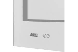 Зеркало Aquaton Сакура 80 с подсветкой с антизапотеванием и часами - 2