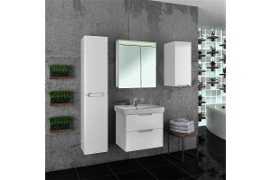 Тумба с раковиной Dreja.Eco Q 60 белая - 2