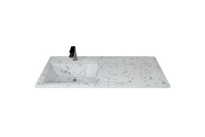 Раковина Stella Polar Мадлен 120 L на стиральную машину белый