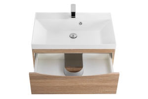 Тумба с раковиной Belbagno Marino 60 светлое дерево  - 3