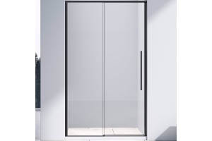 Душевая дверь Vincea Slim-N 130 черный стекло прозрачное