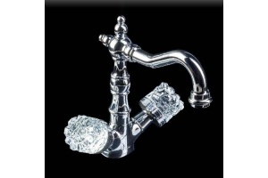 Смеситель для раковины Boheme CRYSTAL хром (272-CRST)