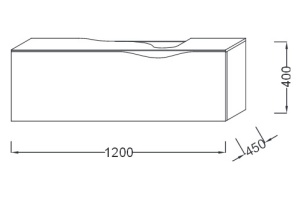 Тумба под раковину Jacob Delafon Stillness 120.5 см (EB2000-G1C) - 2