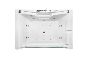 Акриловая ванна Frank 170х120 белая с гидромассажем