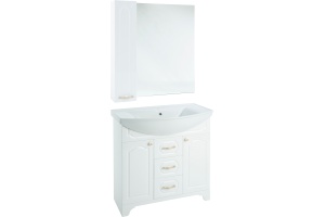 Мебель для ванной Bellezza Тиффани 75 белая