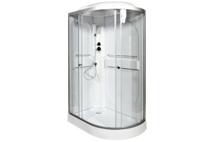 Душевая кабина Deto L 120х80 с электрикой, хром (L602LEL)