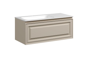 Тумба под раковину Sancos Very 99х40 левая бежевая