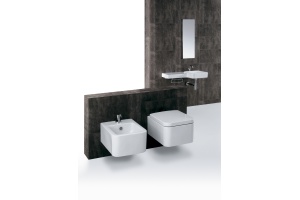 Унитаз подвесной Simas Flow с крышкой, белый (FL63) - 2